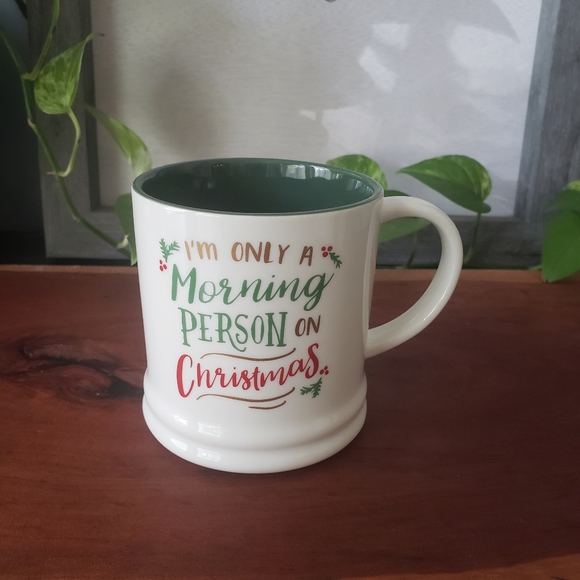 Threshold Christmas mug NEW "Im only a morning person on Christmas" - Picture 2 of 11